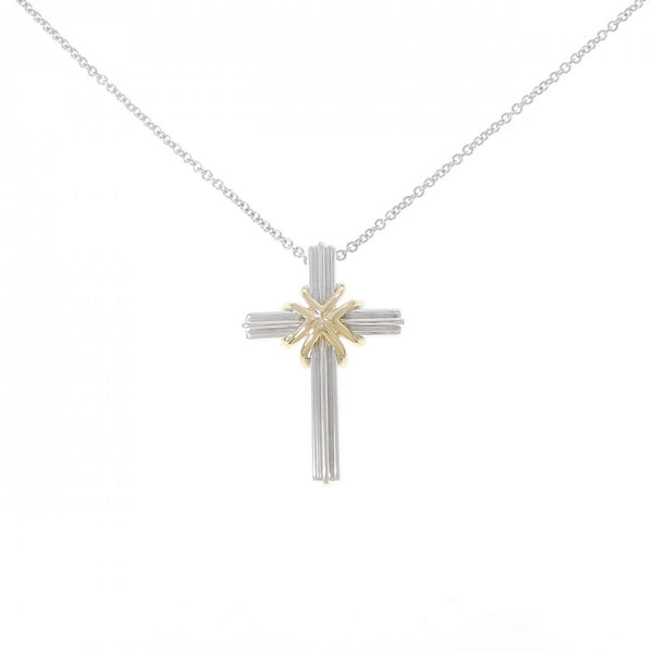 Tiffany & Co. 925 Silver 750 Yellow Gold Necklace