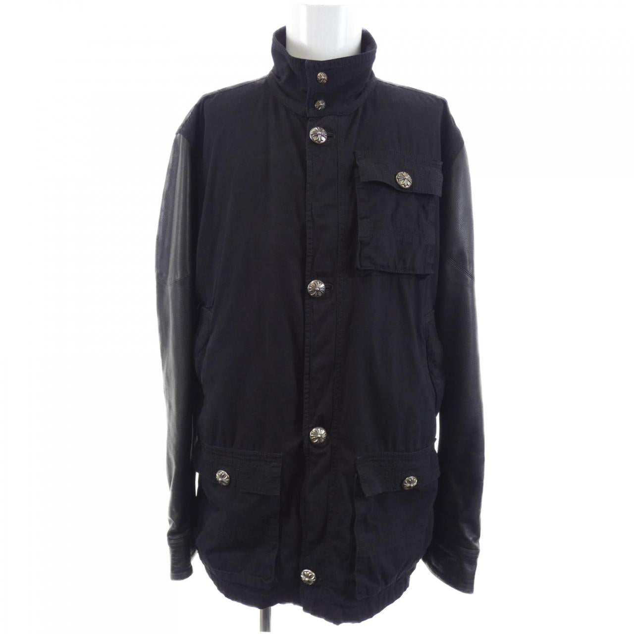 Chrome Hearts CHRRY BMB LTHR SLVS lambskin jacket