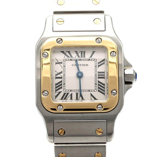 Cartier Santos Galbee Stainless Steel x Yellow Gold Watch