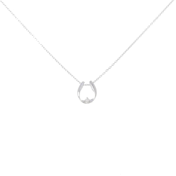 K10 White Gold Diamond Necklace