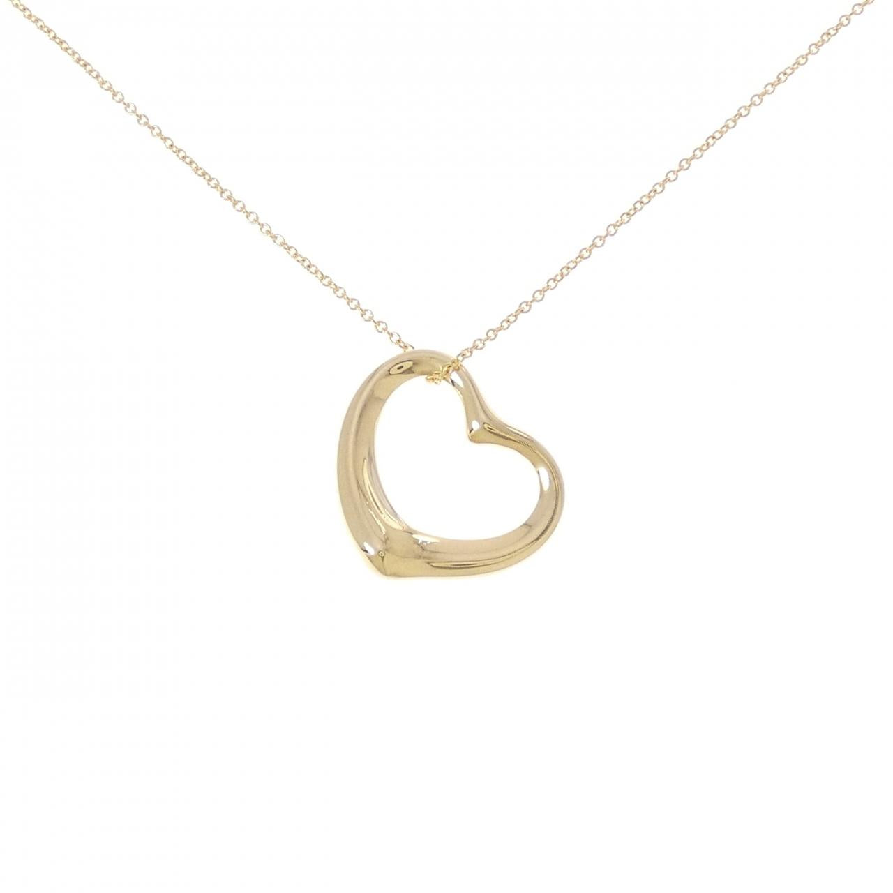 Tiffany Open Heart Au750 Necklace
