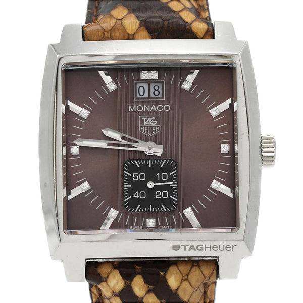 Tag Heuer Monaco Grande Date Stainless Steel Watch