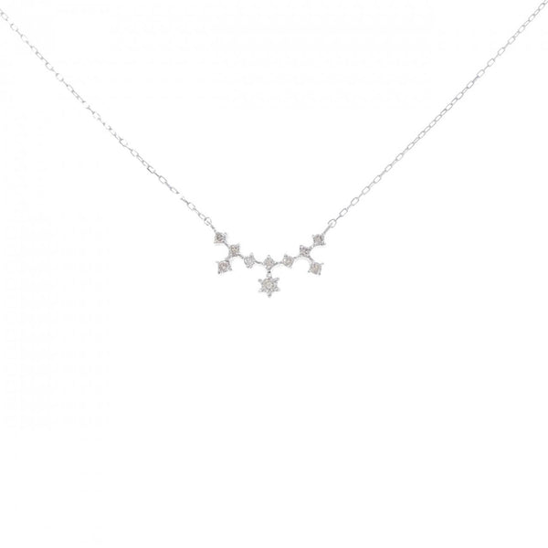 K10 White Gold Diamond Necklace