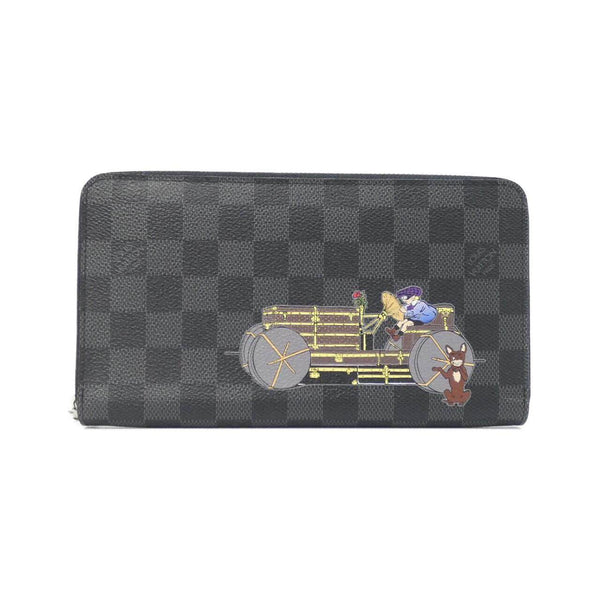 Louis Vuitton Zippy Organizer Damier Graphite Wallet
