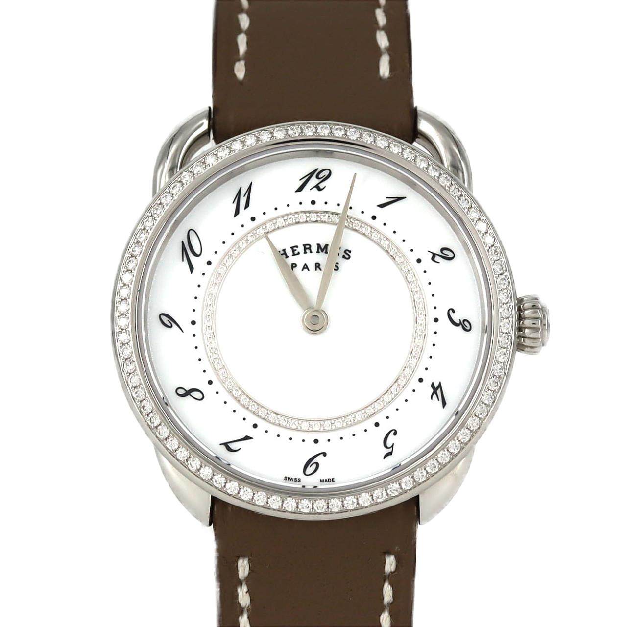 Hermes Arceau D Circle D Stainless Steel Quartz