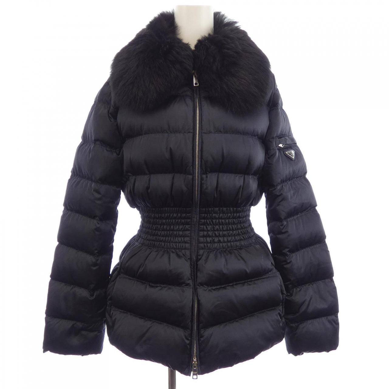 Prada Triangle Logo Down Jacket