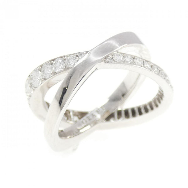 Graff 750 White Gold Diamond Ring Size 11