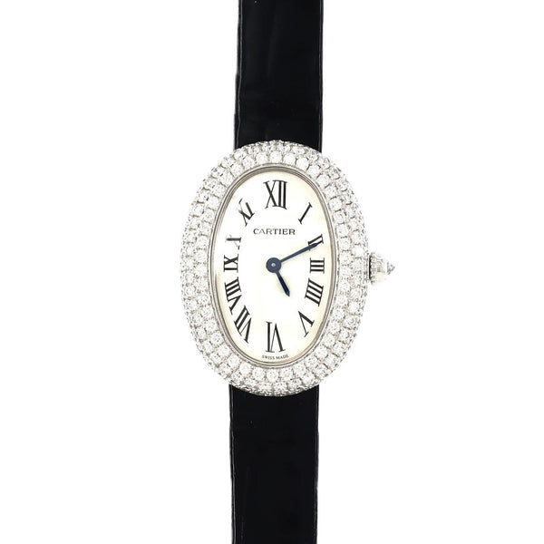 Cartier Baignoire SM White Gold Quartz