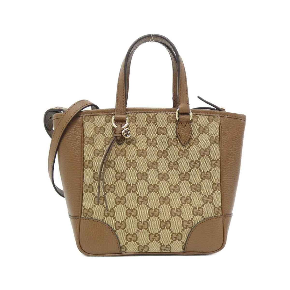 Gucci GG Canvas Leather Shoulder Bag