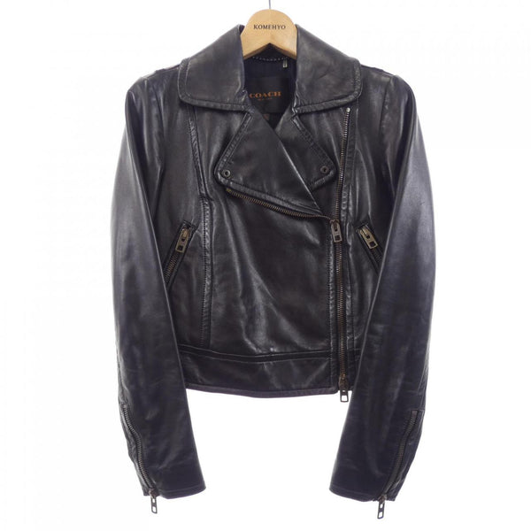 COACH Leather Riders Jacket