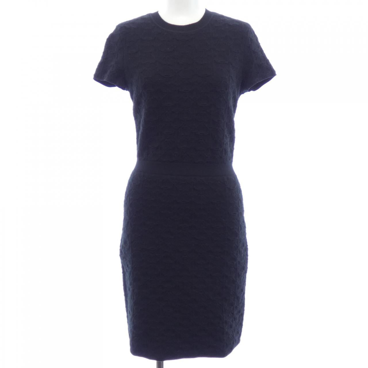 Hermes FANTASIE D'ETRIERS cashmere blend dress