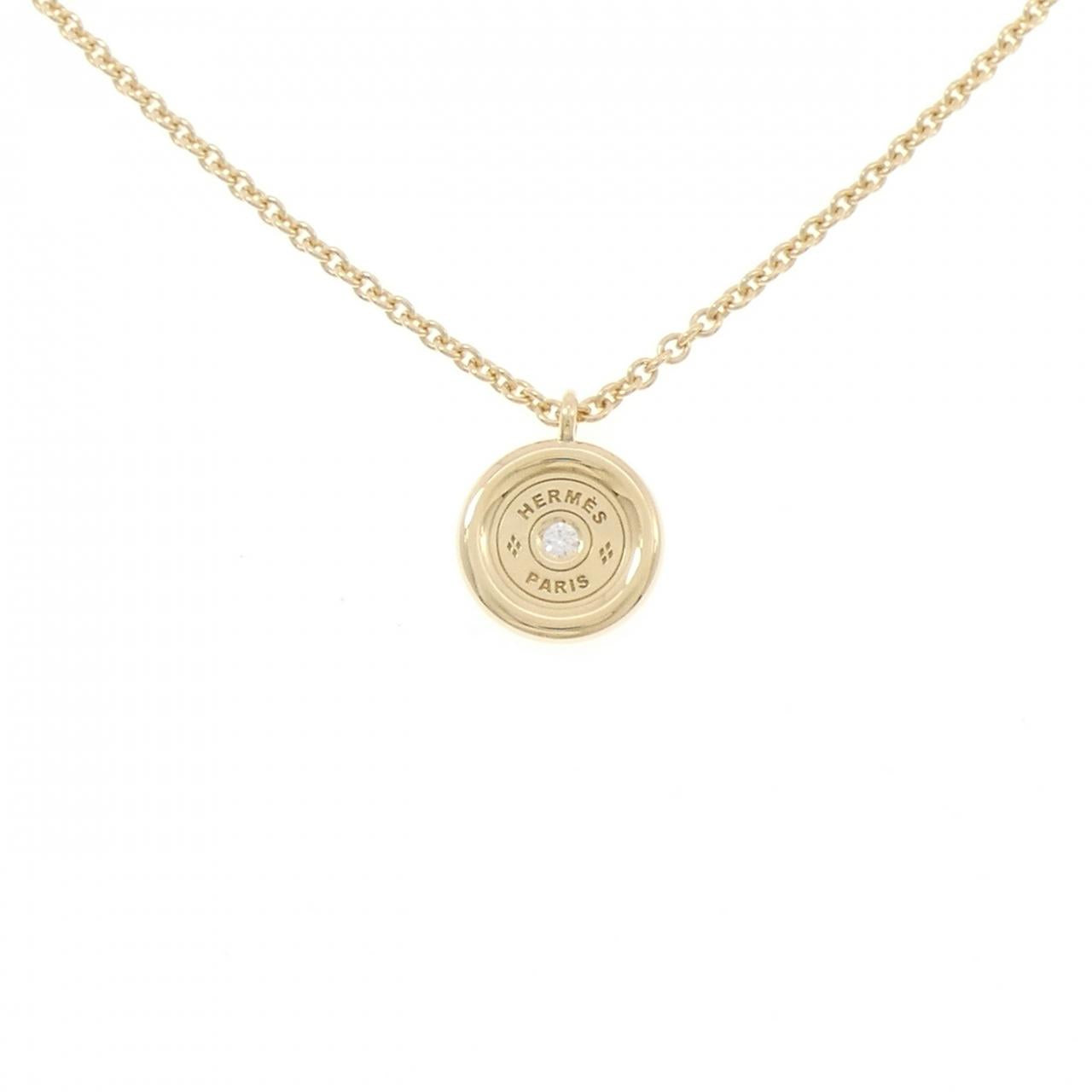 Hermes Au750 Diamond Necklace