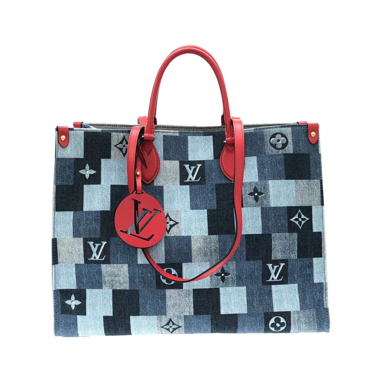 Louis Vuitton Denim Monogram OnTheGo Bag