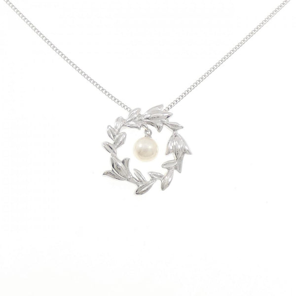 Tasaki Akoya Pearl Silver Necklace