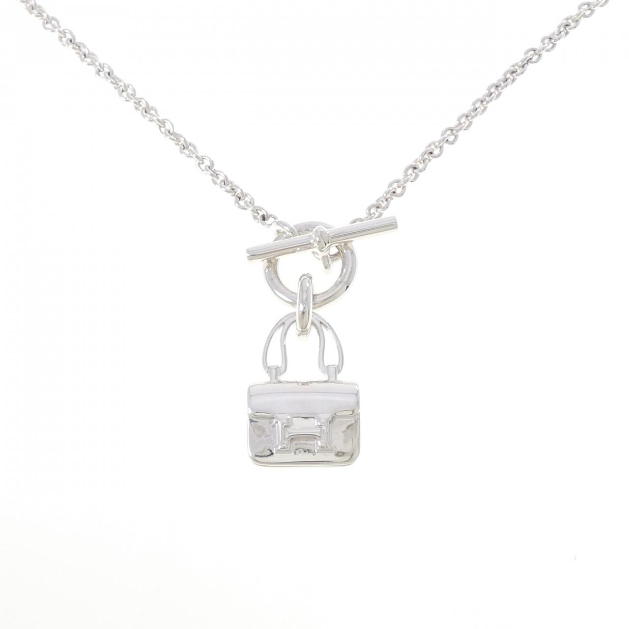 Hermes Amulette Constance 925 Silver Necklace