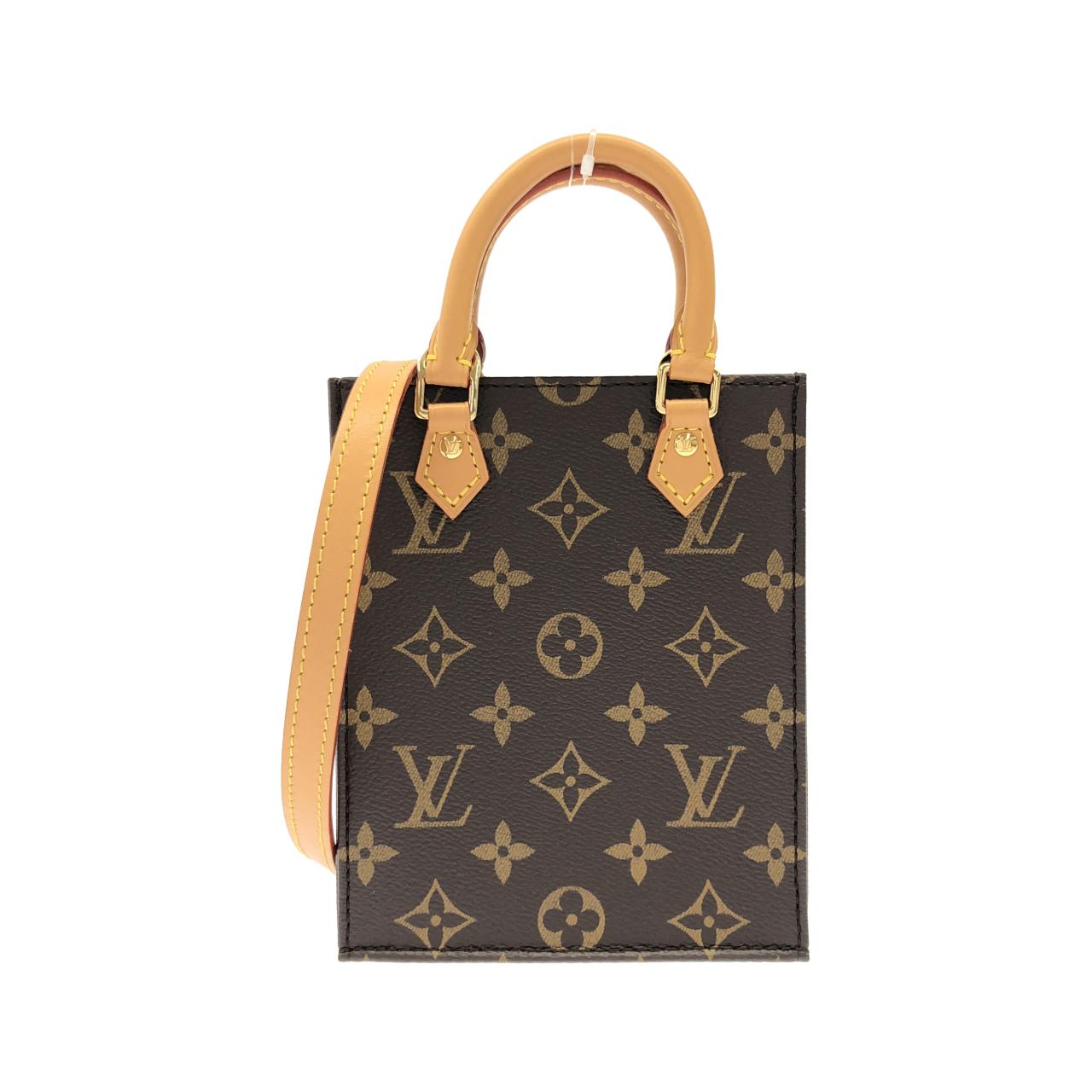 Louis Vuitton Petit Sac Plat Monogram Shoulder Bag
