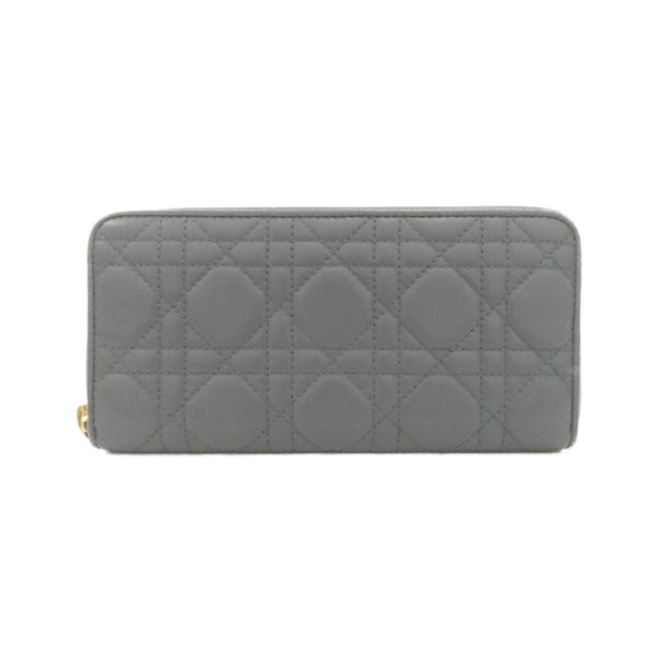 Christian Dior Lady Dior Voyageur Lambskin Long Wallet