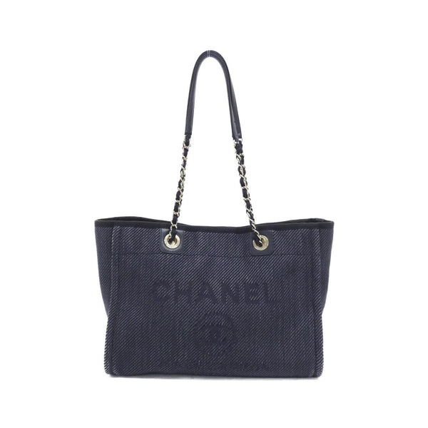 Chanel Deauville Nylon Canvas Shoulder Bag