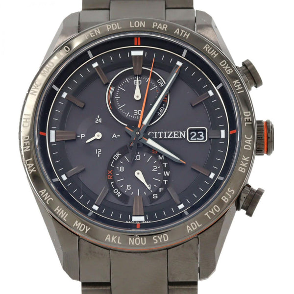 Citizen Attesa Titanium Radio Controlled Solar Quartz