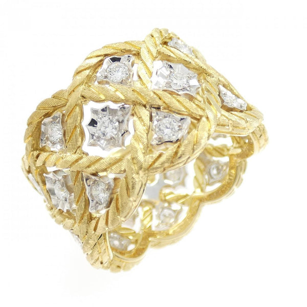 Buccellati Etoile Au750 Ring Size 12
