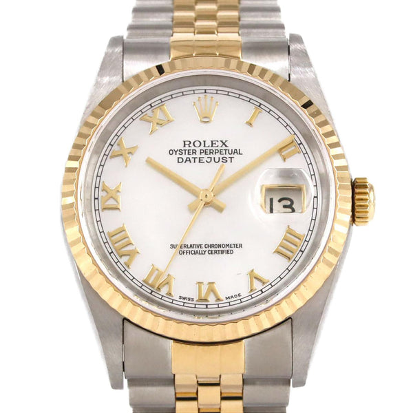 Rolex Datejust Stainless Steel Yellow Gold Automatic