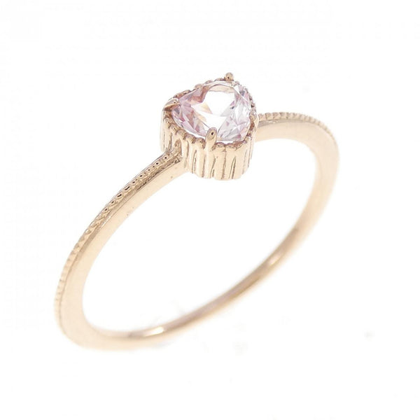 Jill Stuart K10 Pink Gold Topaz Ring