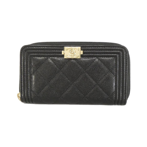 Chanel Boy Chanel Grained Calfskin Wallet