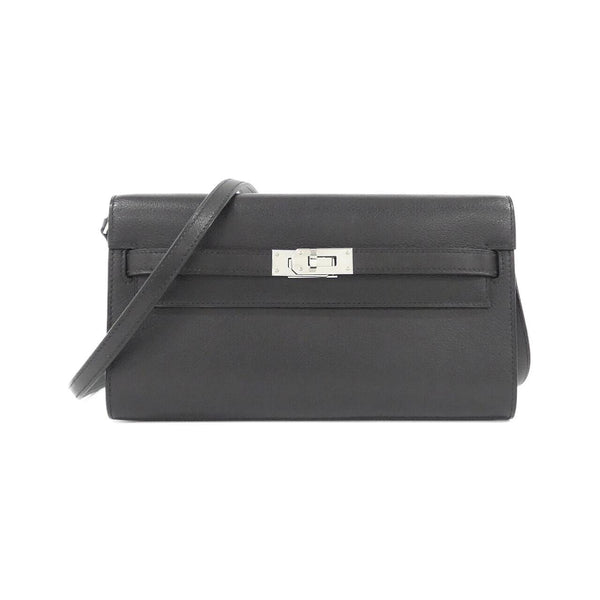 Hermes Kelly Classic To Go Evergrain Wallet
