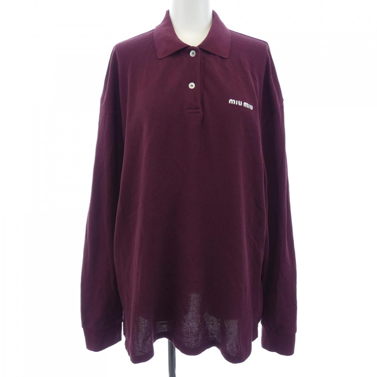 Miu Miu Cotton Pique Polo Shirt