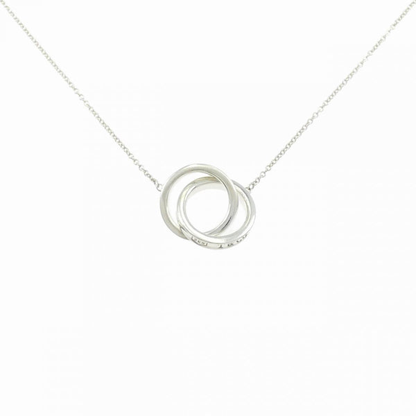 Tiffany 1837 Interlocking Circle 925 Silver Necklace