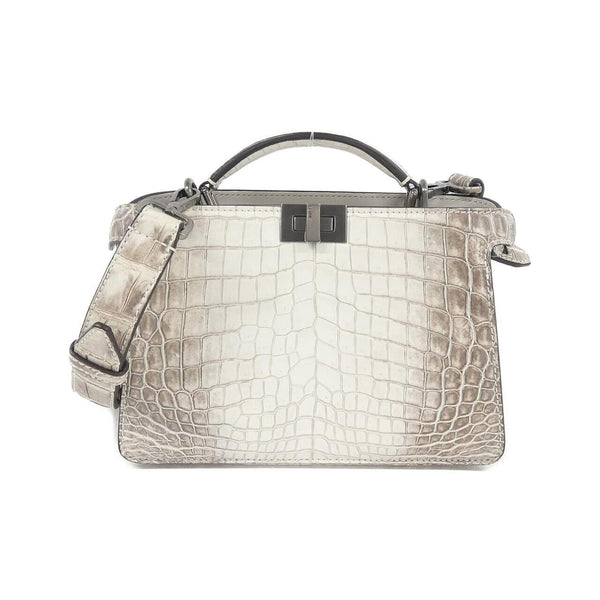 Fendi Peekaboo ISeeU XCross Crocodile Shoulder Bag