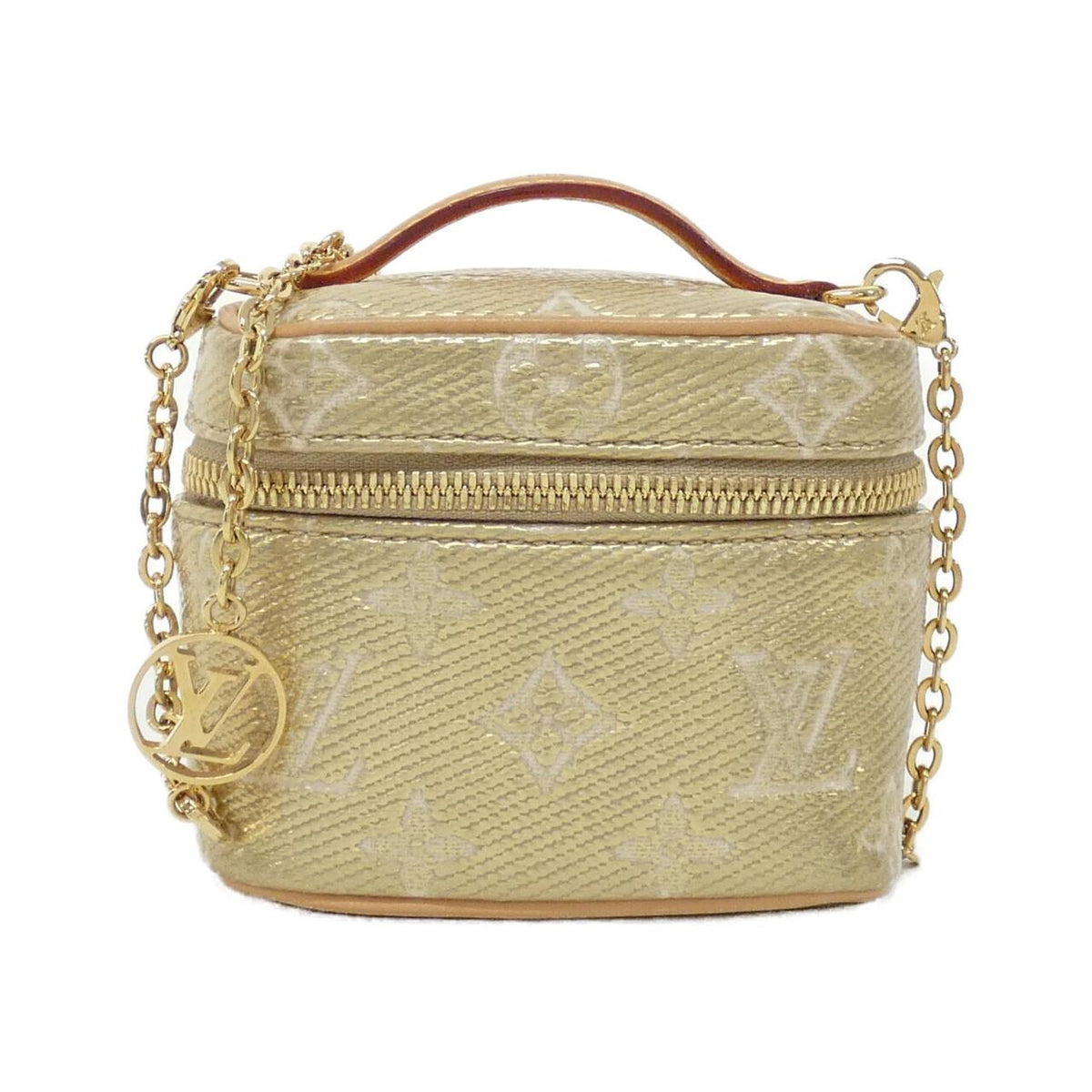 Louis Vuitton Monogram Laminated Jacquard Micro Vanity Shoulder Bag