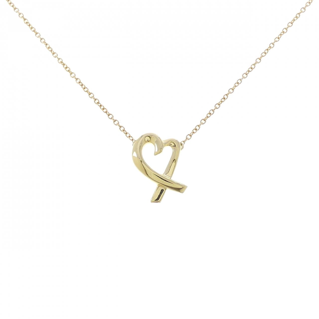 Tiffany Loving Heart Au750 Necklace