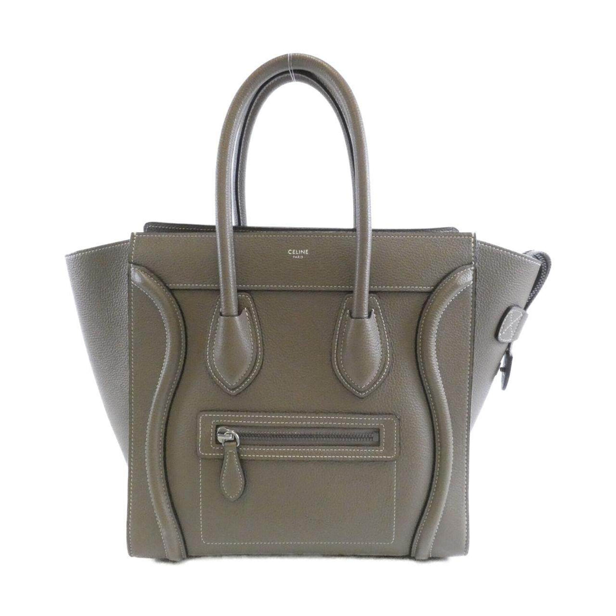 Celine Micro Luggage Calf Handbag