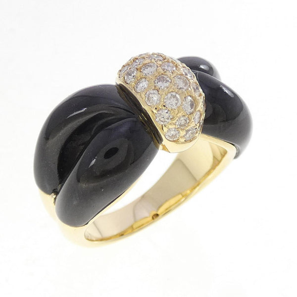 Ponte Vecchio Au750 Obsidian Diamond Ring