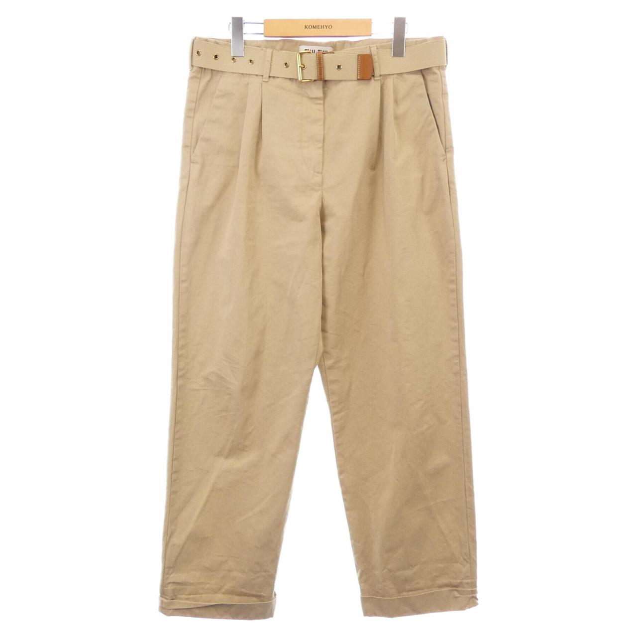 Miu Miu OLD GABARDINE Pants