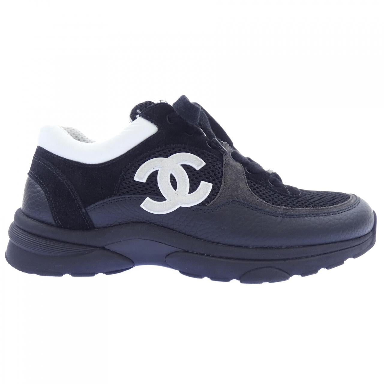 Chanel Mesh Calfskin Sneakers