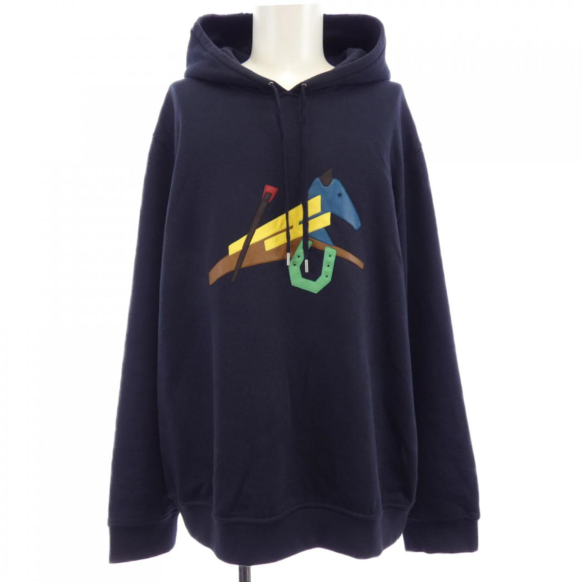 Hermes PUZZLE EQUESTRE Cotton Hoodie