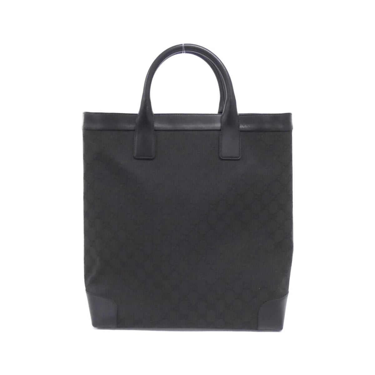 Gucci GG Canvas Leather Tote Bag