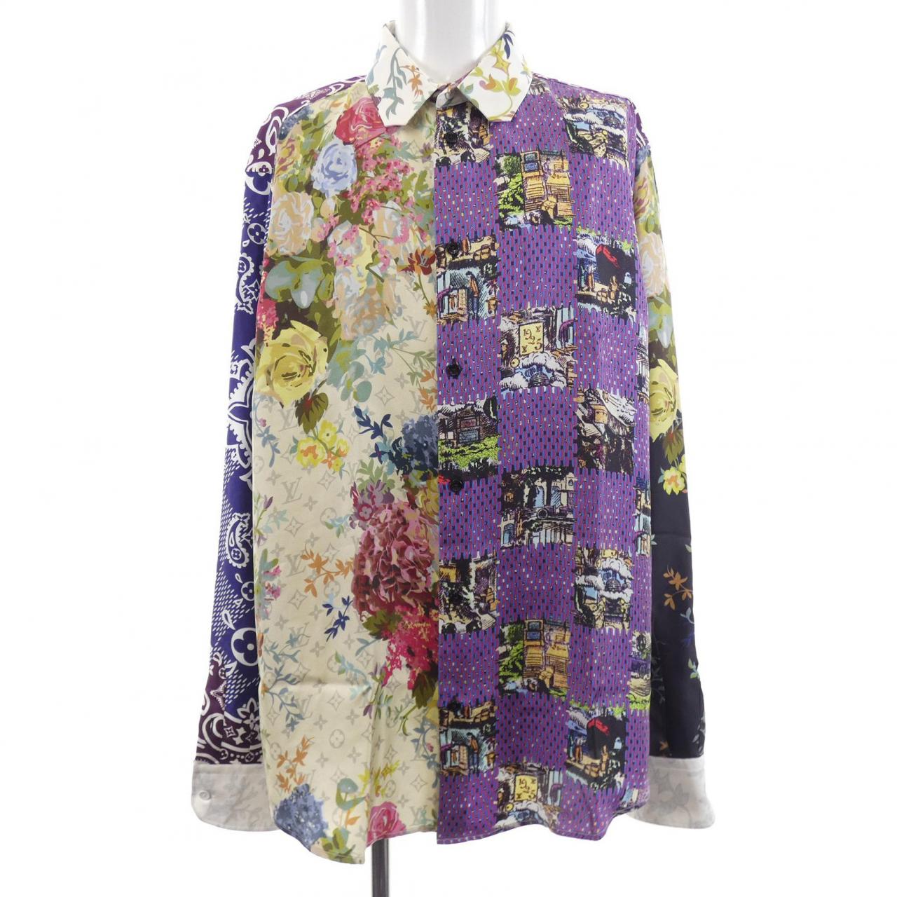 Louis Vuitton Silk Long Sleeve Shirt