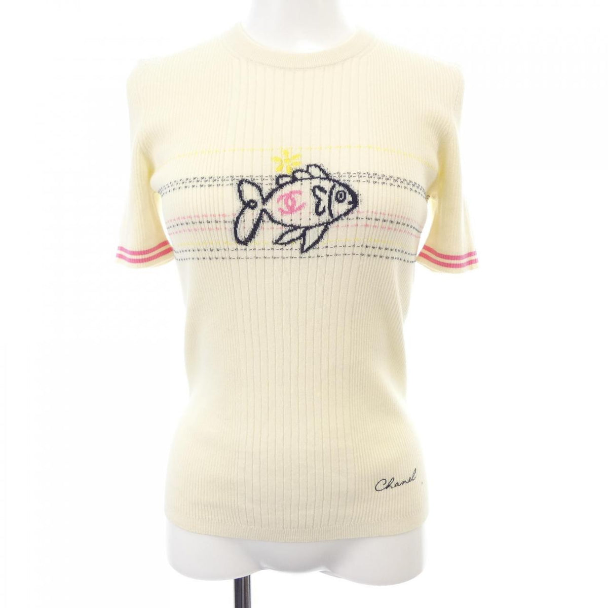 Chanel LOOK47 Cotton T Shirt