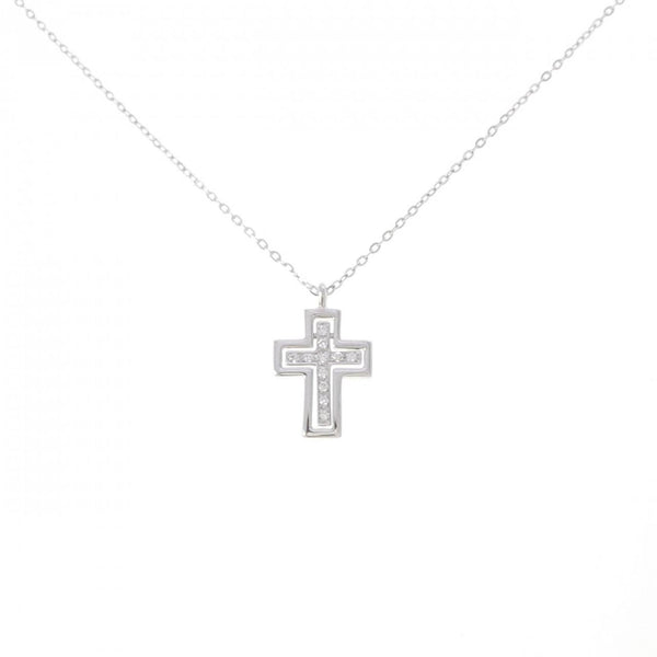 Damiani Belle Epoque 750 White Gold Diamond Necklace