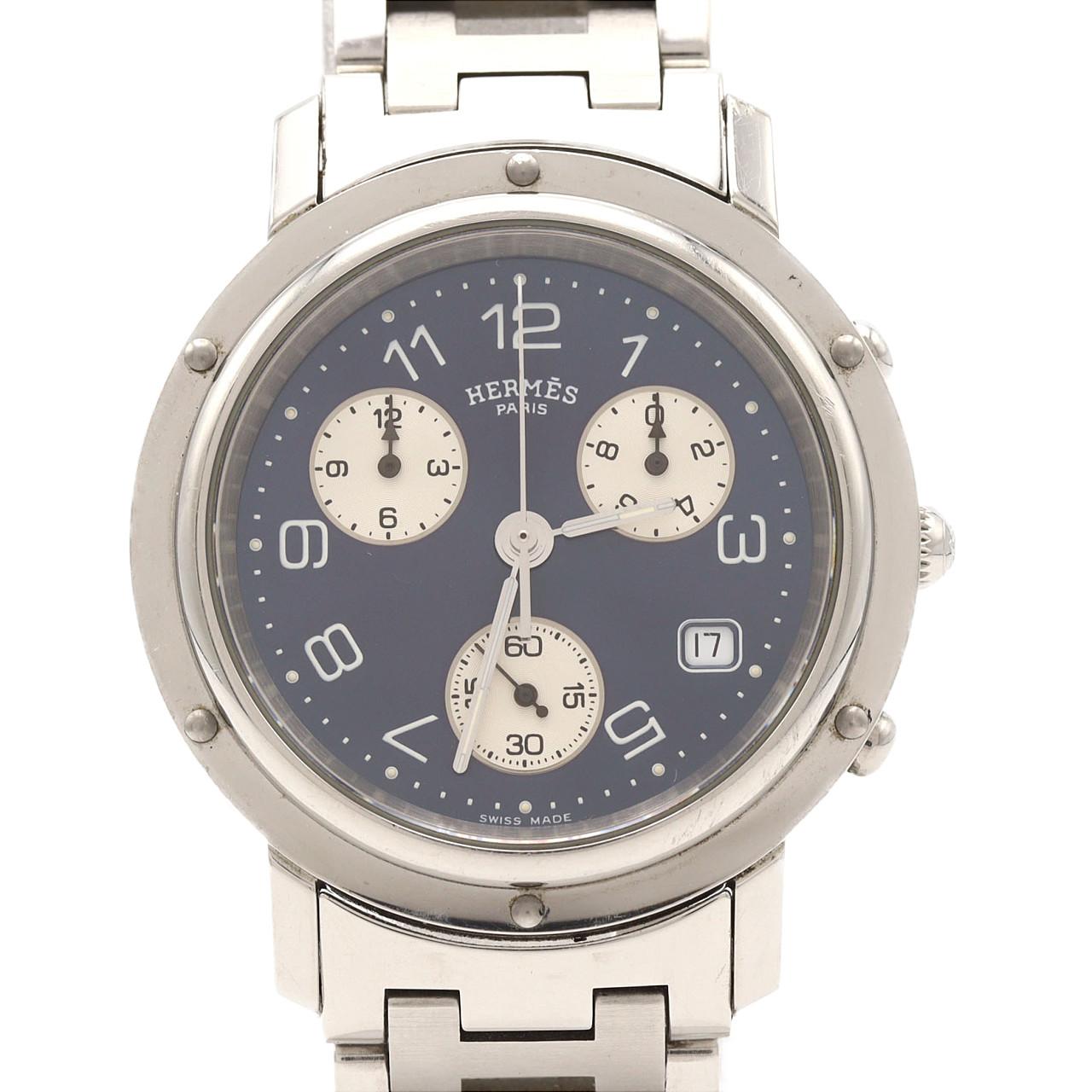 Hermes Clipper Chronograph Stainless Steel Chronograph
