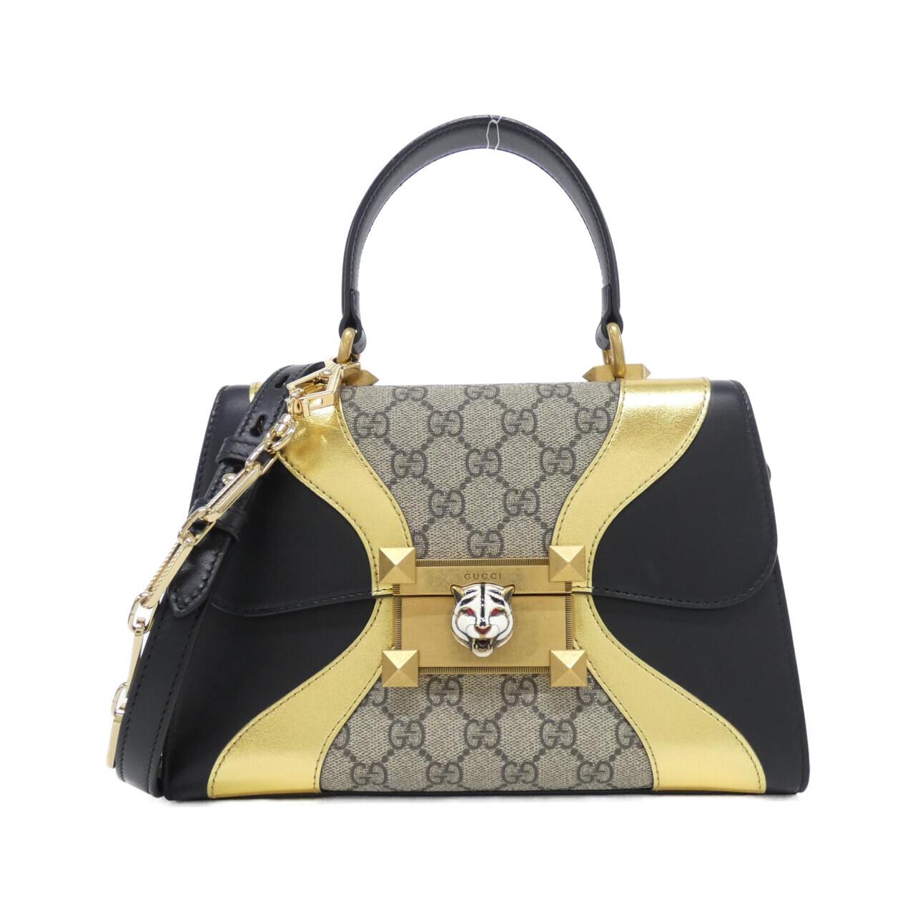 Gucci OSIRIDE GG Supreme Canvas Leather Shoulder Bag