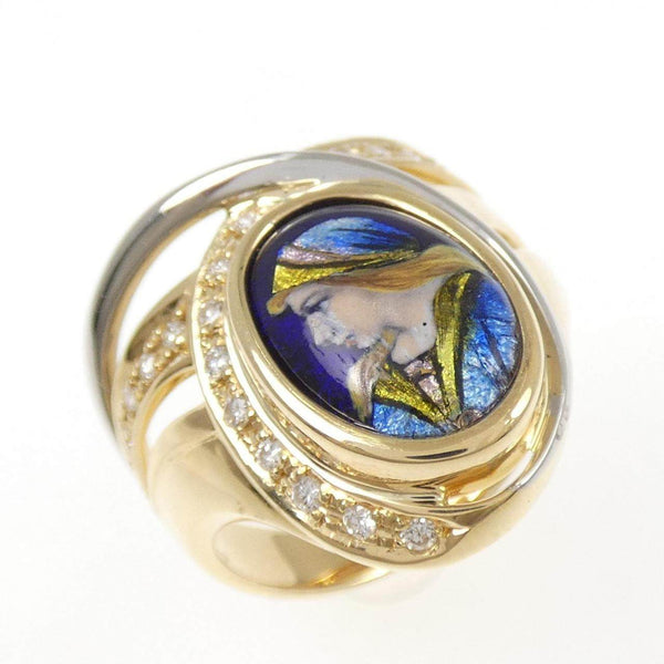 Mitsuo Kaji Au750 Platinum Ring