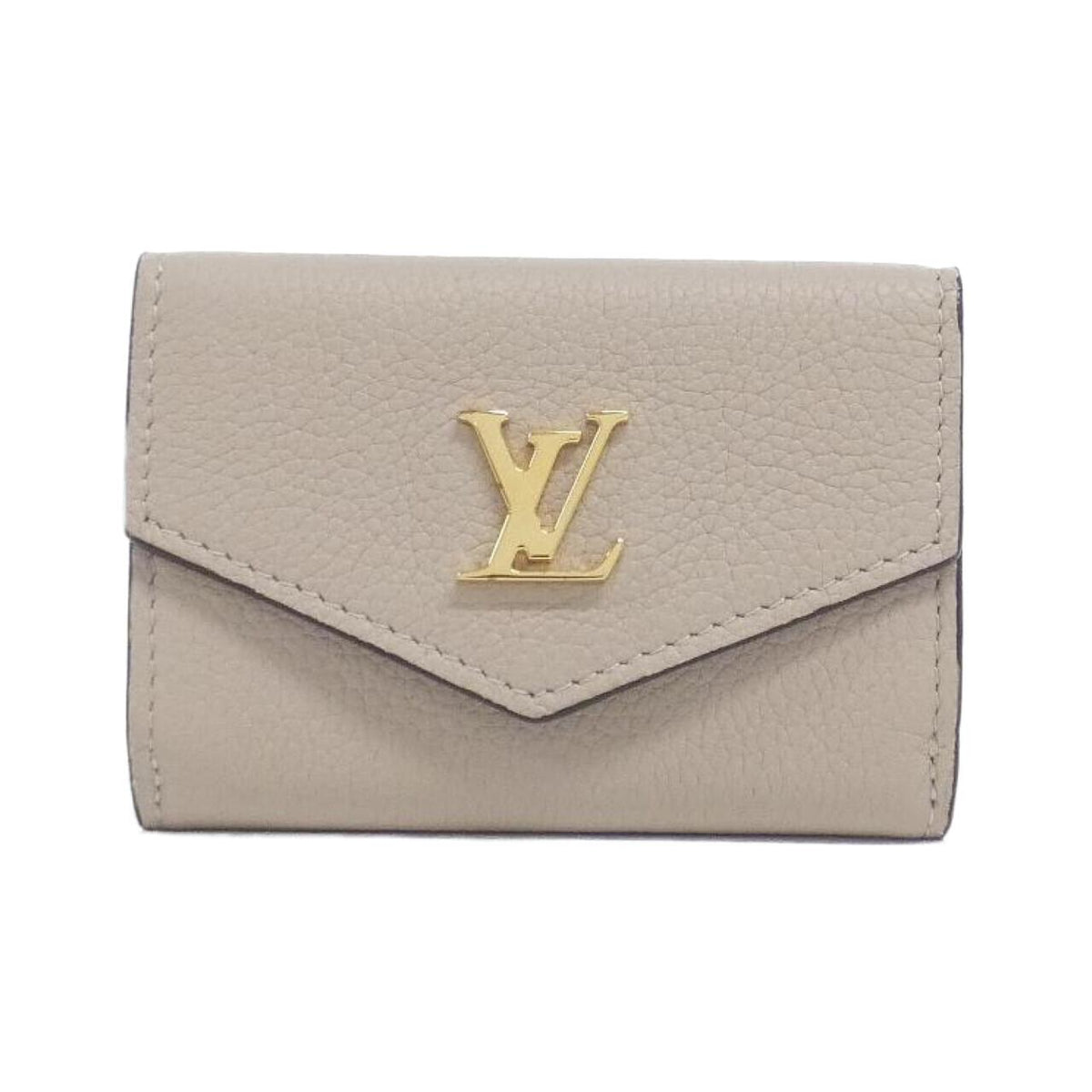 Louis Vuitton Portefeuille Lock Mini Leather Wallet