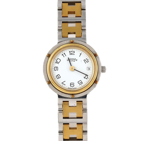Hermes Clipper Stainless Steel Quartz