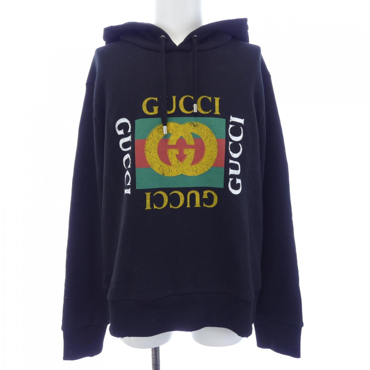 Gucci GUCCI logo oversize hoodie