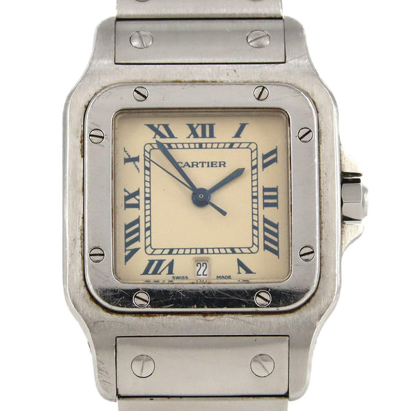 Cartier Santos Galbee Stainless Steel Quartz Watch