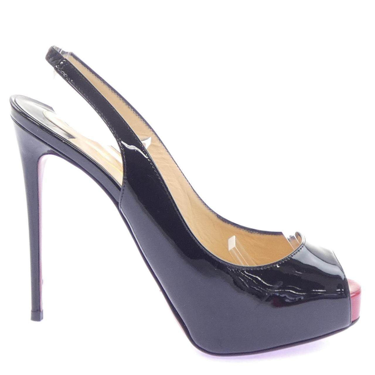 Christian Louboutin ハイヒール ネイビー ゴールド35.5 Christian Louboutin Leather Pumps – LuxUness